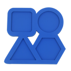 Molde de Silicone Formas Geométricas
