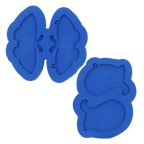 Kit Moldes de Silicone Mariposa e Gato Galáctico