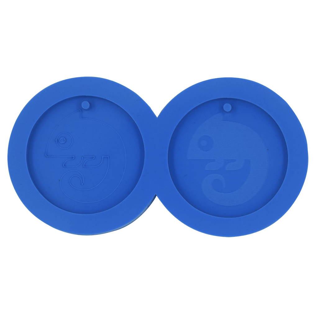 Molde de Silicone Pingente Camaleão