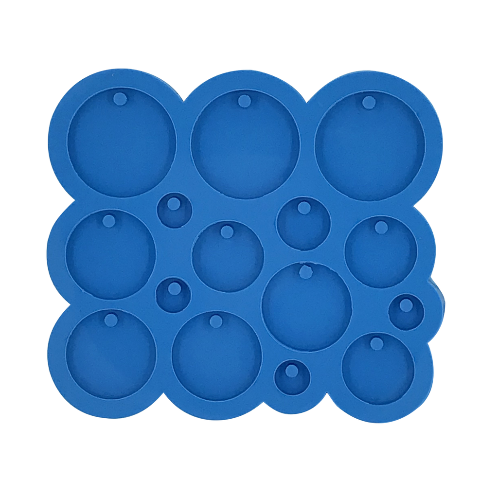 Molde de Silicone Pingentes Redondos