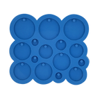 Molde de Silicone Pingentes Redondos