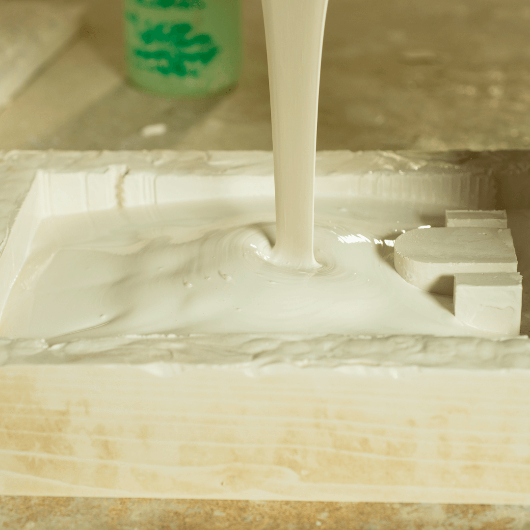 Borracha De Silicone Branca Alta Flexibilidade para Moldes Com Catalisador (5,150 Kg)