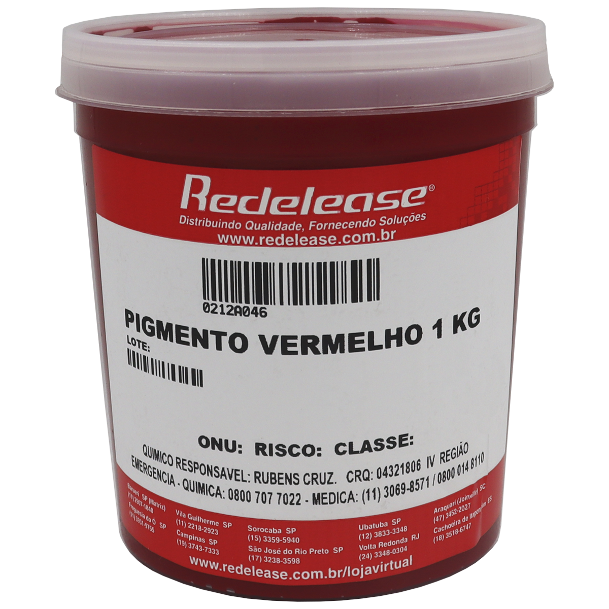 Pigmento Vermelho (1 Kg)
