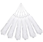 Pingente de Seda Tassel Franja Branco 7cm (10 Un)