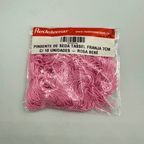 Pingente de Seda Tassel Franja Rosa Bebê 7cm (10 Un)