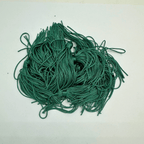 Pingente de Seda Tassel Franja Verde Escuro 7cm (10 Un)