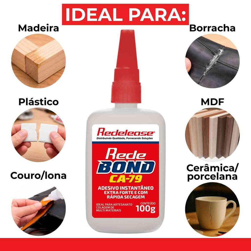 Rede Bond CA 79 Cola Instantânea Cianoacrilato (20 g)