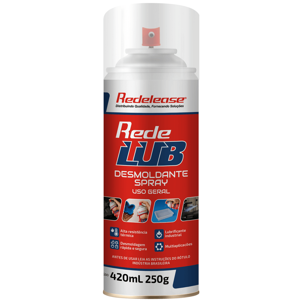 Spray desmoldante para silicones, resinas e termoplásticos, embalagem 420ml