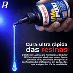 Lâmpada Refletor Luz Negra Profissional Lâmpada Led/uv
