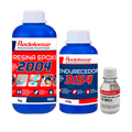 Kit Resina Epóxi 2004 Transparente de Baixa Viscosidade + Aditivo Anti Bolhas Siladit 53