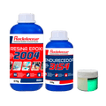 Kit Resina Epóxi 2004 Transparente de Baixa Viscosidade + Pigmento Lumilux Fosforescente
