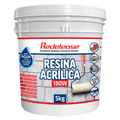 Balde de 5kg de resina acrílica base água para pisos, impermeabilizante, secagem rápida.