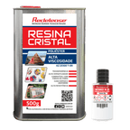 Resina Cristal de Alta Viscosidade Com Catalisador (530 g) 