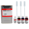 Resina Cristal de Alta Viscosidade Com Catalisador + Corantes Primarios Com Pipetas de Brinde