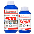 Resina Epoxi 4008 Baixa Viscosidade ULTRA TRANSPARENTE e Proteção UV Com Endurecedor (01 Kg)