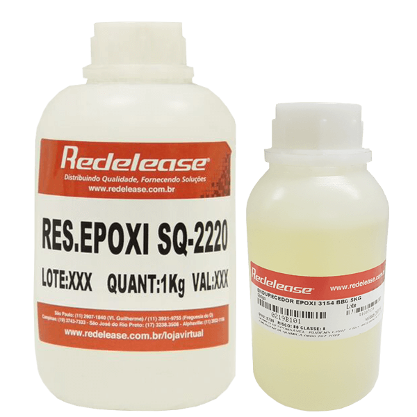 Resina 2220 Epoxi Flexível Com Endurecedor 3154 (1,5 Kg)