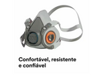 Respirador Semi Facial 3M Modelo 6200