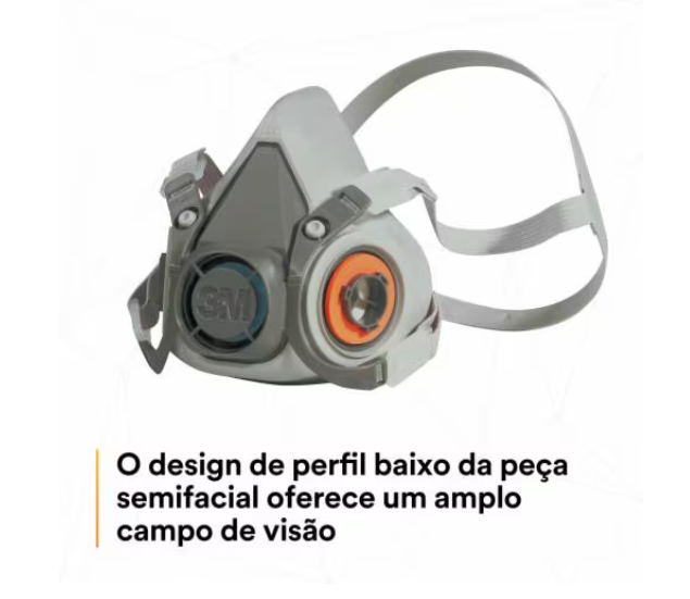 Respirador Semi Facial 3M Modelo 6200