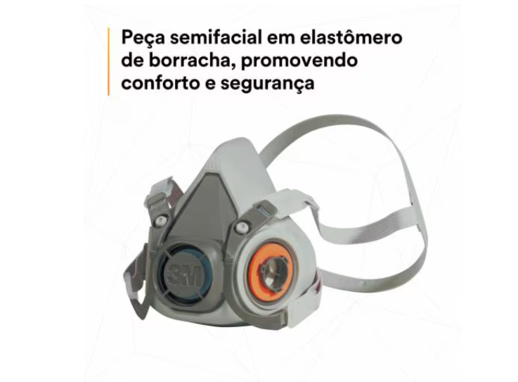 Respirador Semi Facial 3M Modelo 6200
