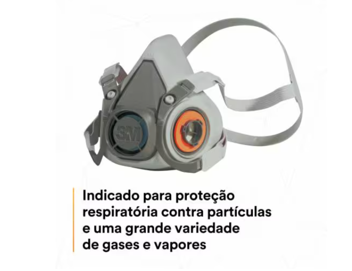 Respirador Semi Facial 3M Modelo 6200