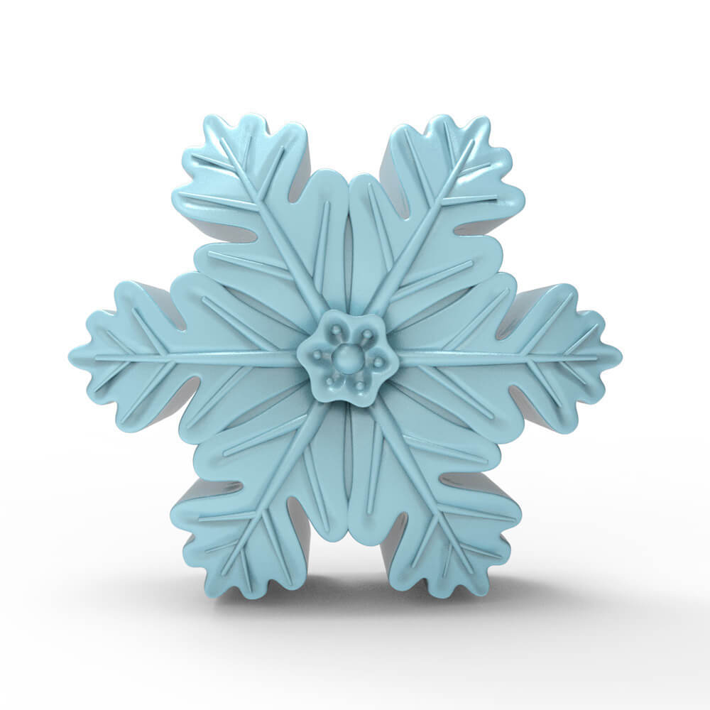 Molde de Silicone Floco de Neve