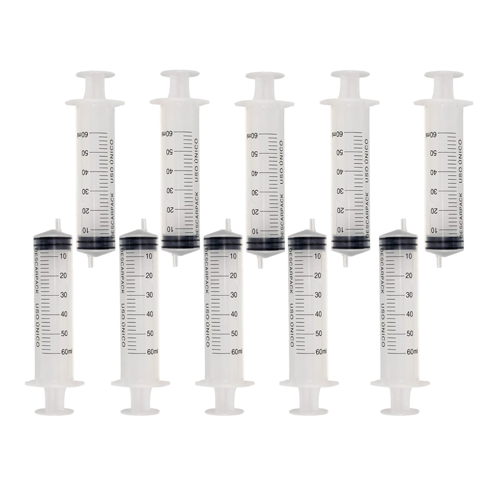 Seringa Descartável 60ml (10 unidades)