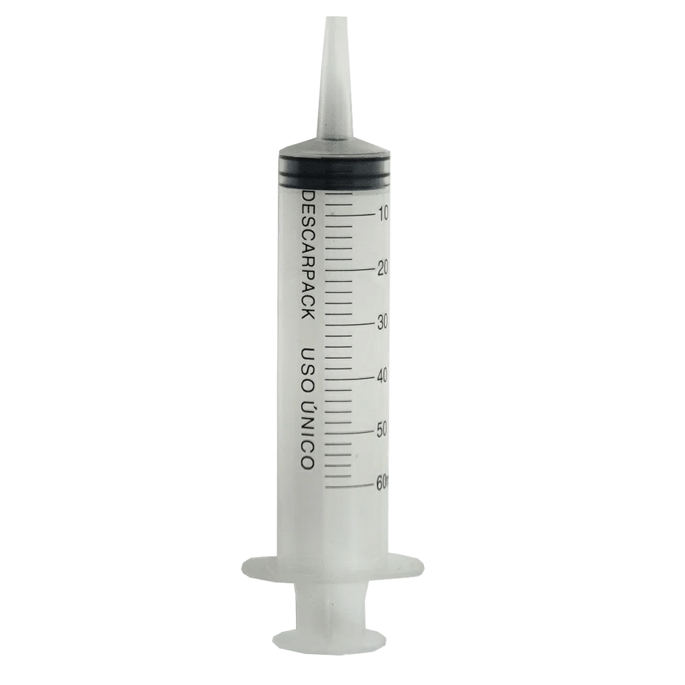 Seringa Descartável Com Bico Cateter (60ml)