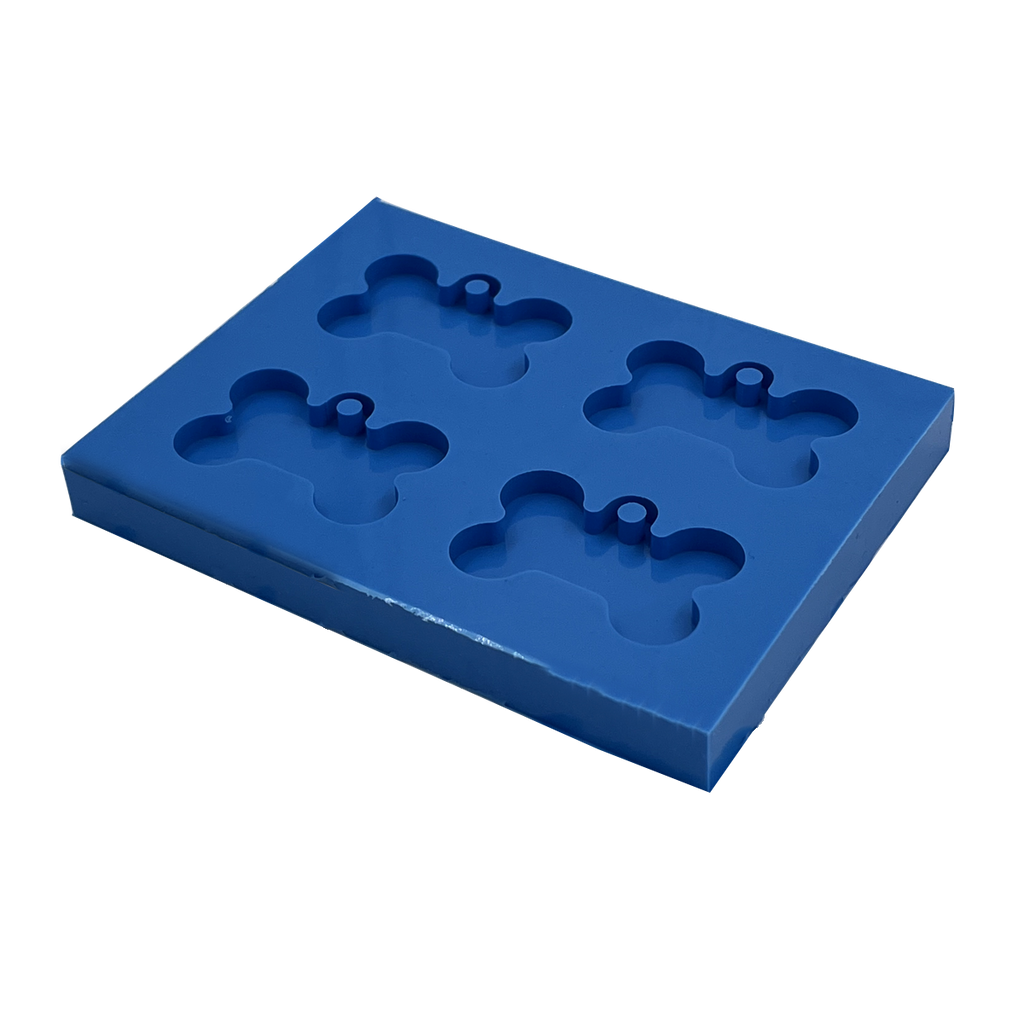 Molde de Silicone Osso Coleira P