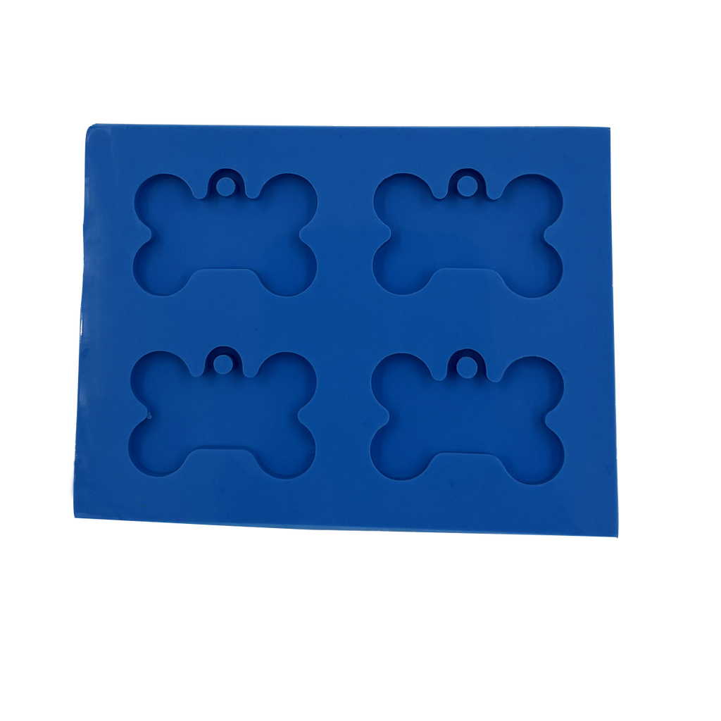 Molde de Silicone Osso Coleira P