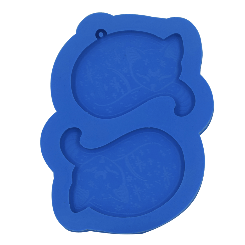 Kit Moldes de Silicone Mariposa e Gato Galáctico