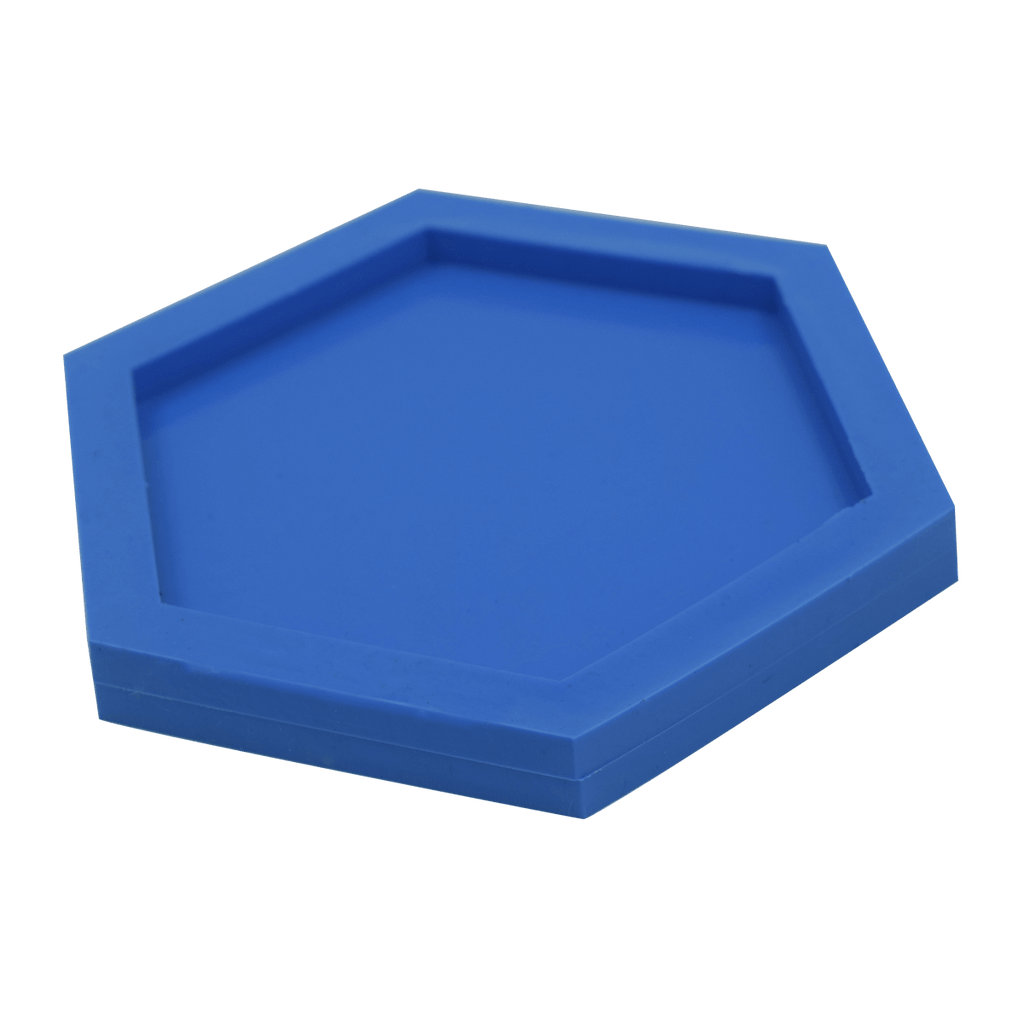 Molde de Silicone Porta Copos Hexágono