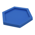 Molde de Silicone Porta Copos Hexágono