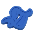 Molde de Silicone Marca Páginas Sereia
