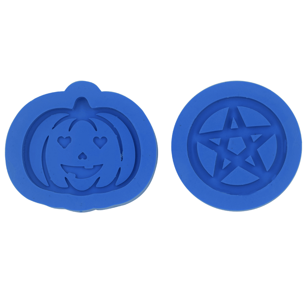 Molde de Silicone Pentagrama e Abóbora Apaixonada