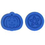 Molde de Silicone Pentagrama e Abóbora Apaixonada