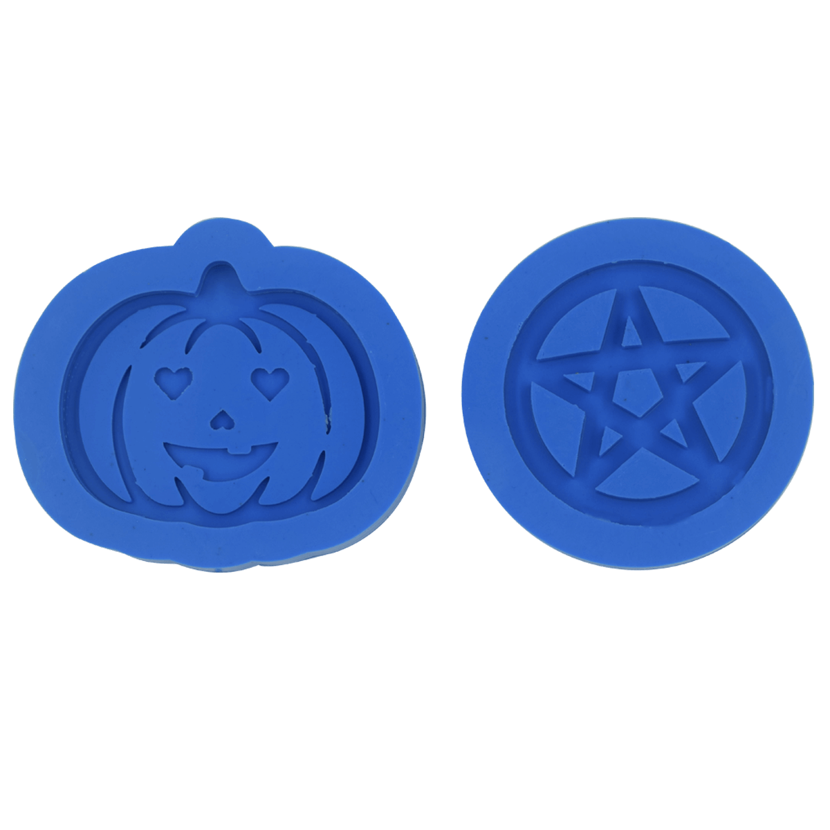 Molde de Silicone Pentagrama e Abóbora Apaixonada