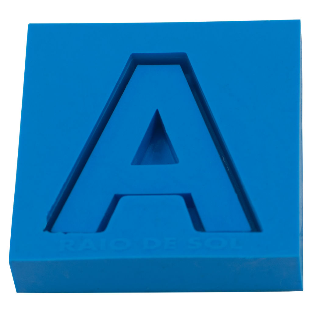 Molde de Silicone Letras shaker A