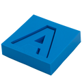 Molde de Silicone Letras shaker A
