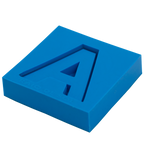 Molde de Silicone Letras shaker A