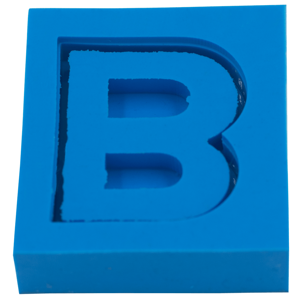 Molde de Silicone Letras shaker B