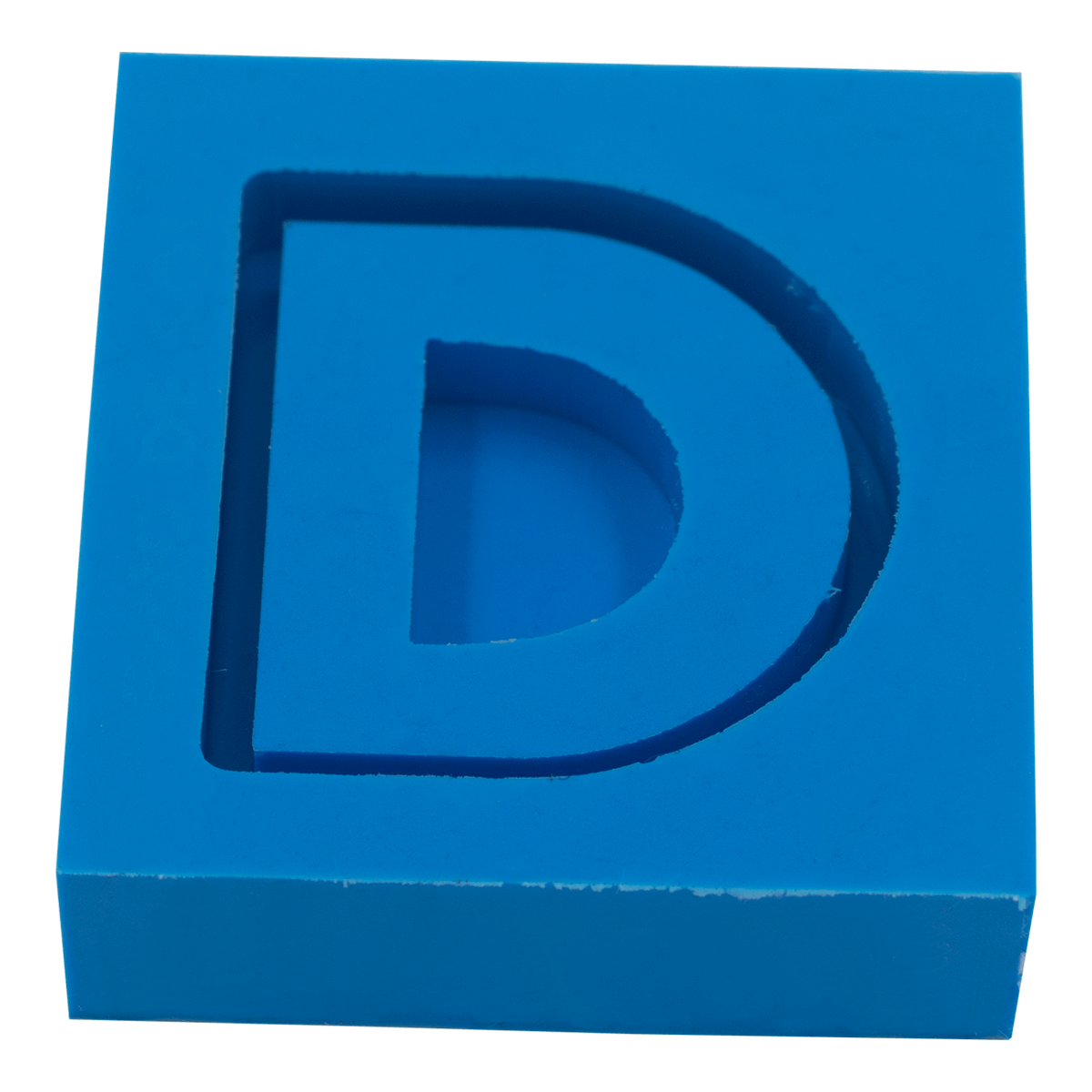 Molde de Silicone Letras shaker D