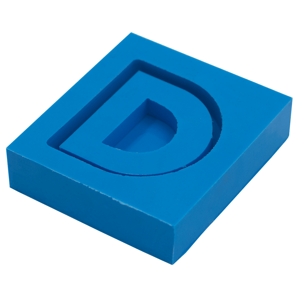 Molde de Silicone Letras shaker D