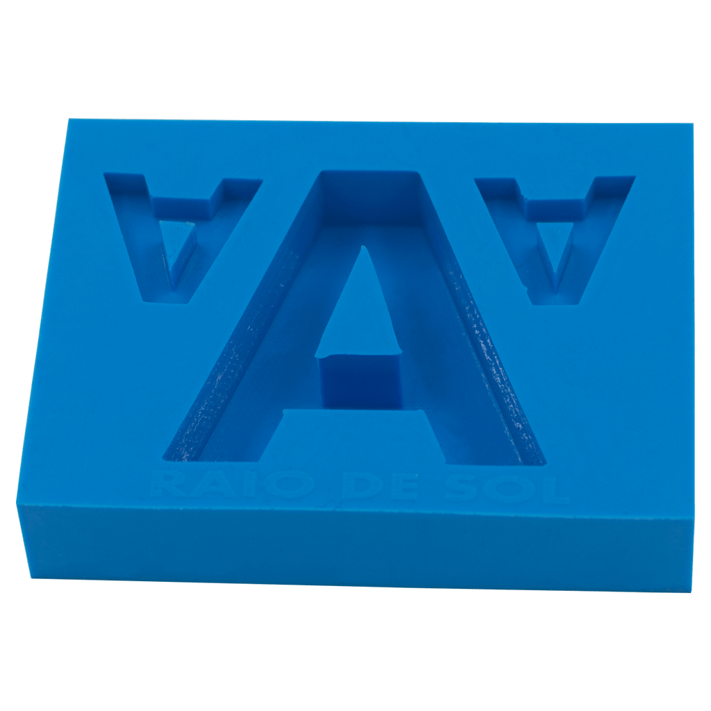 Molde de Silicone Letra A (Alfabeto)
