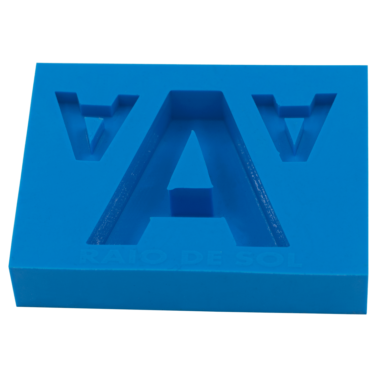 Molde de Silicone Letra A (Alfabeto)