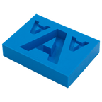 Molde de Silicone Letra A (Alfabeto)