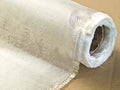 Rolo de tecido de fibra de vidro, textura tramada, usado em reforço estrutural