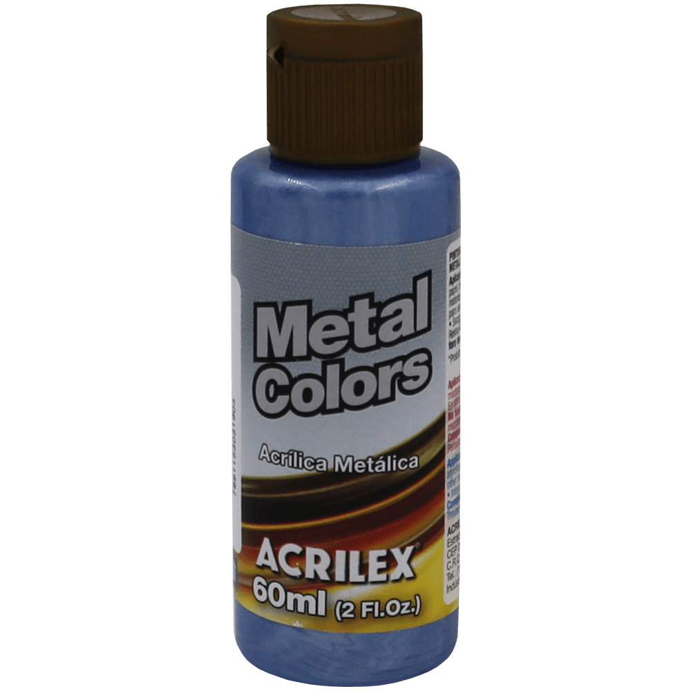 Tinta Acrílica Azul Mar Metálico (60ml)