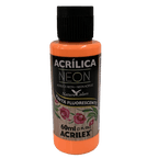 Tinta Acrílica Laranja Neon (60ml)