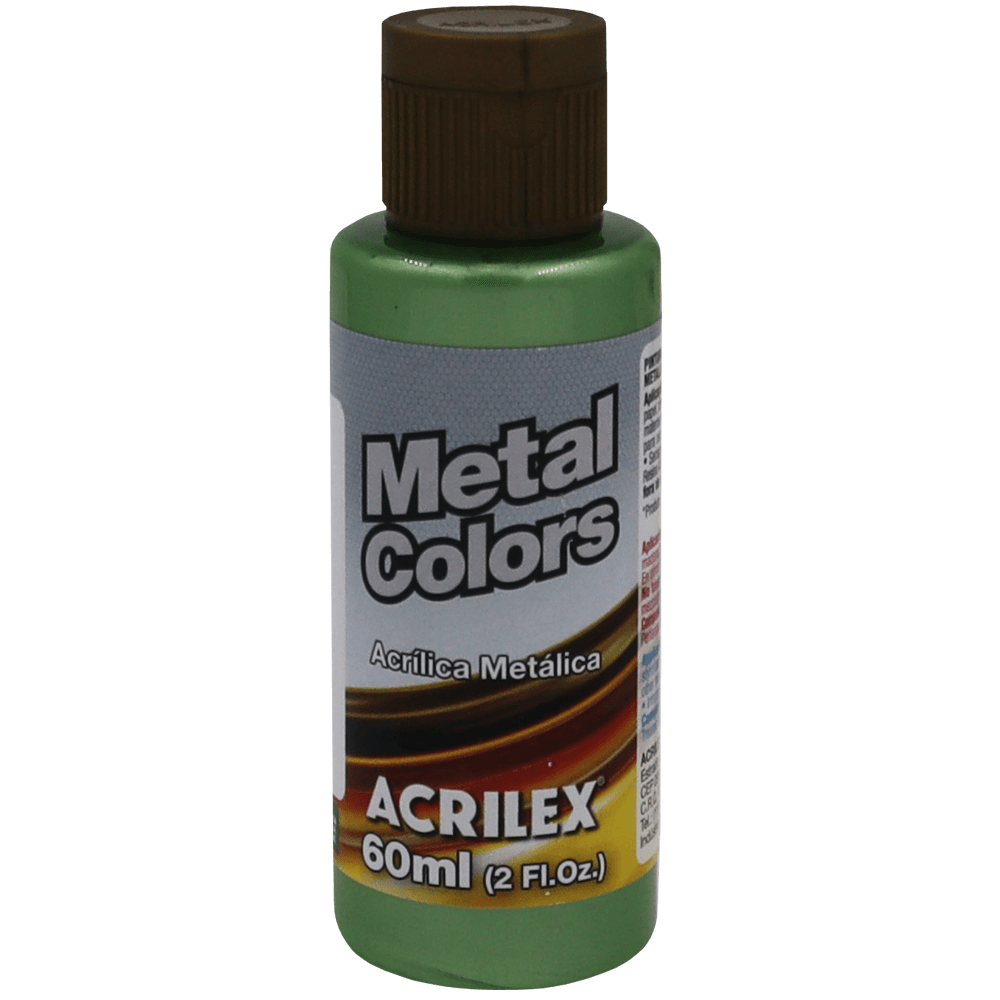Tinta Acrílica Verde Musgo Metálico (60ml)