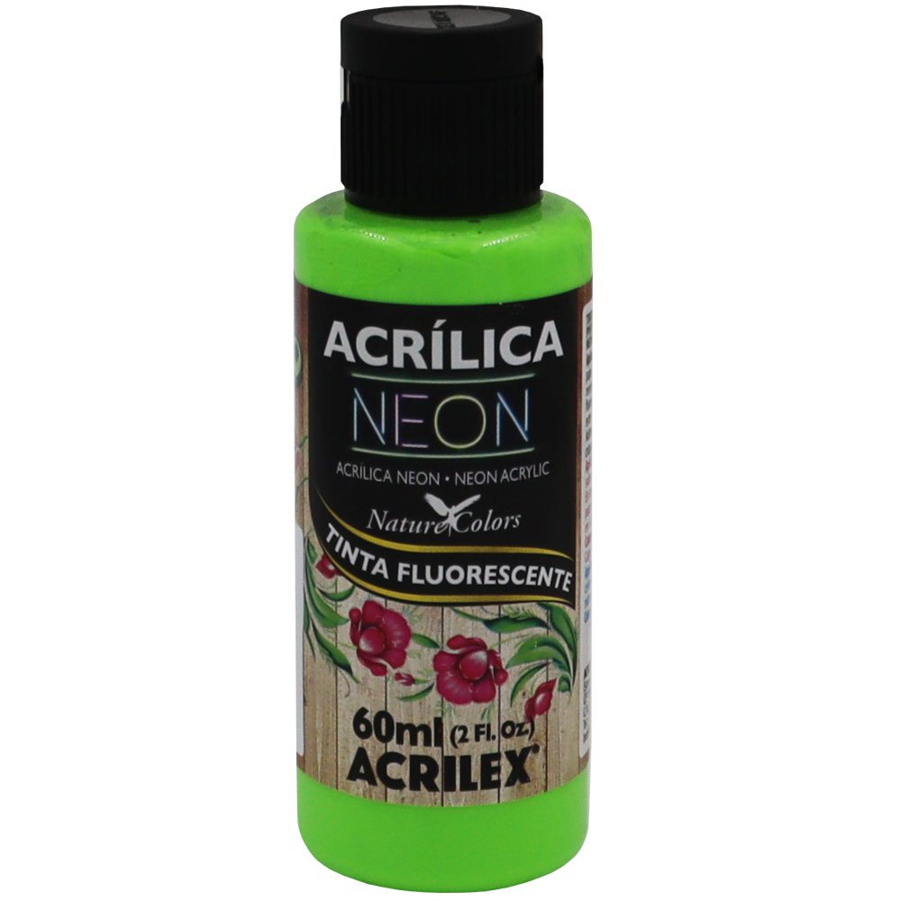 Tinta Acrílica Verde Neon (60ml)